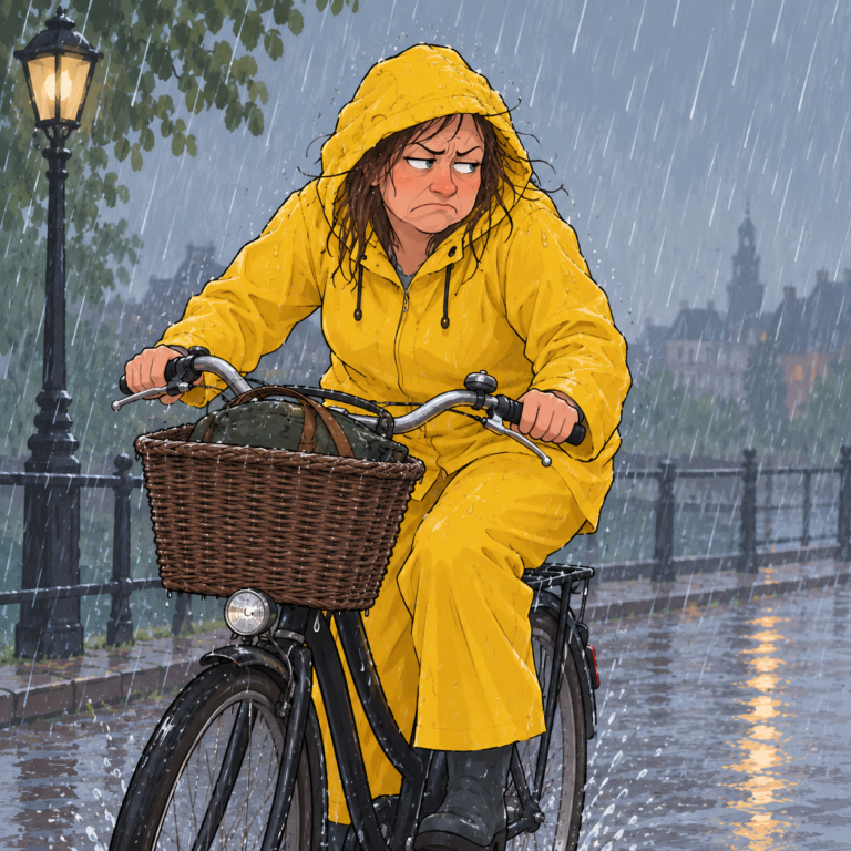 De perfecte regenjas voor op de fiets