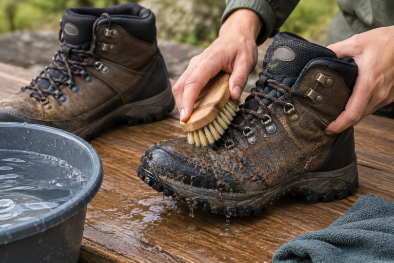 Selfcare is ook: je wandelschoenen schoonmaken